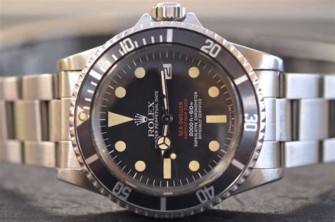 rolex sea dweller scritta rossa 1680|rolex sea dweller 116600.